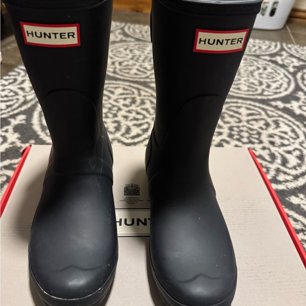 Hunter Black Rain Boots